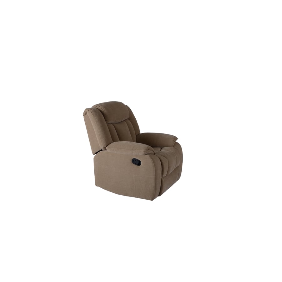 Luxurious reclining rocking swivel chair beige