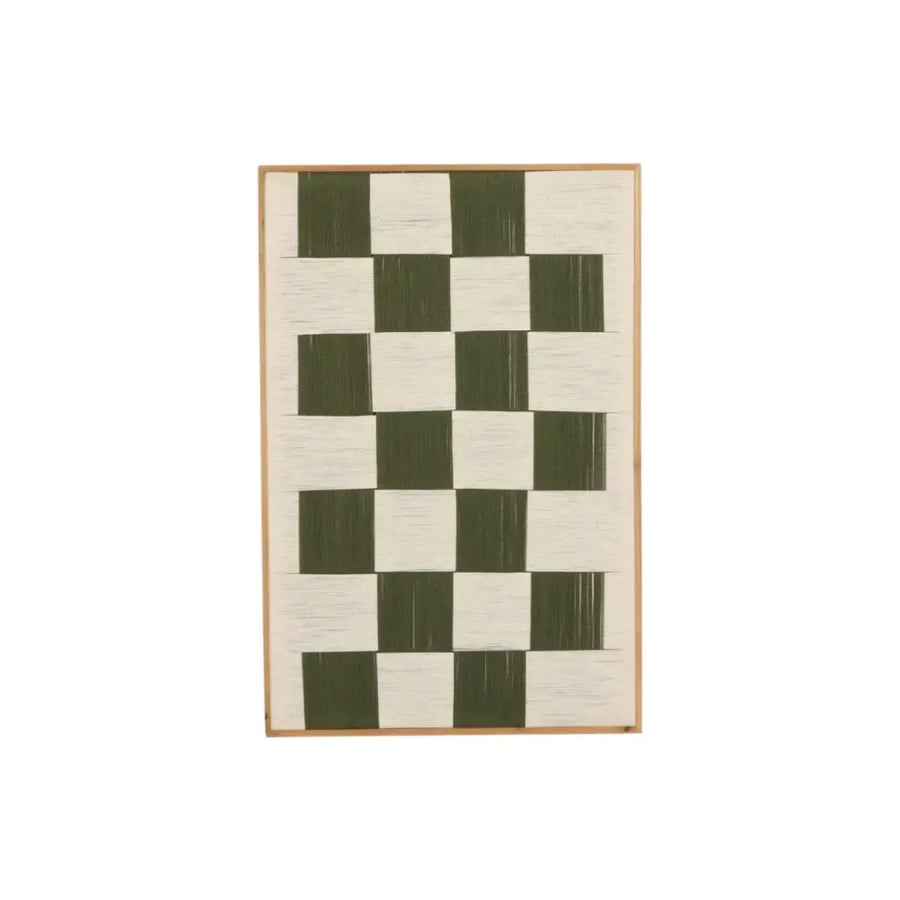 لوحة جدارية هندسية مودرن أبيض وأسود 80 × 120 سم