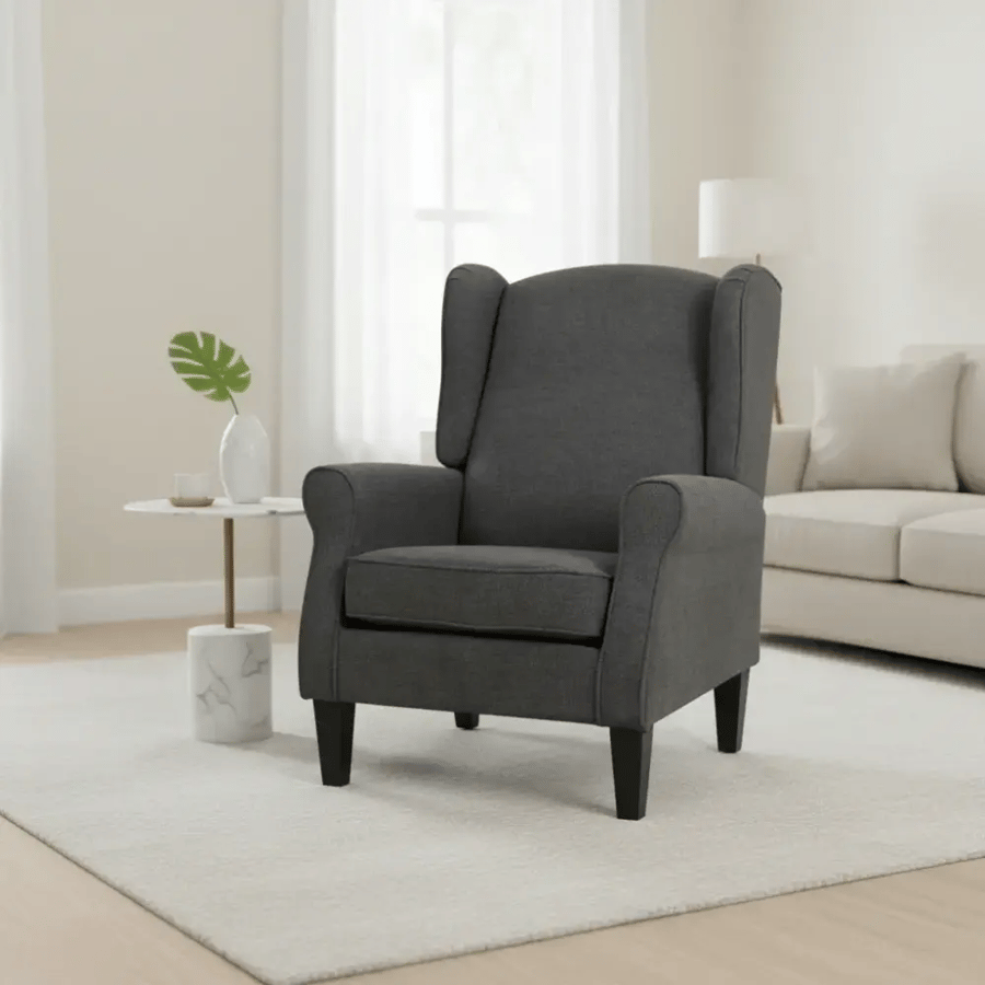 Single classic chair dark gray – comfort and elegance with a modern touch