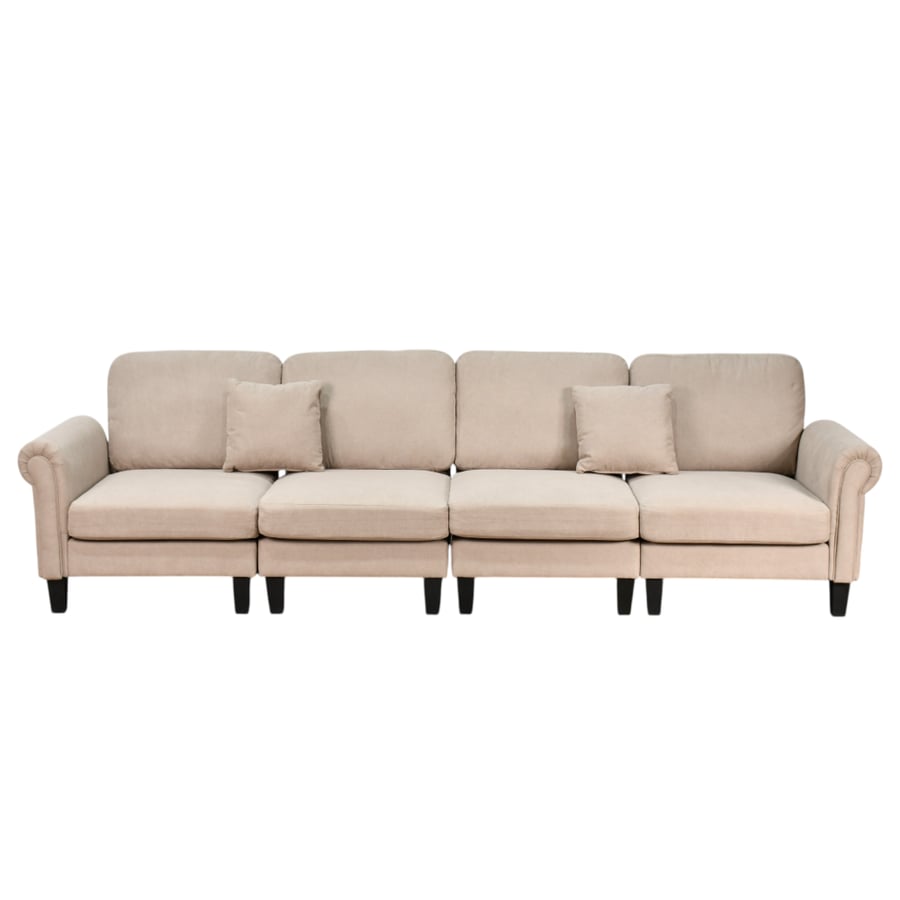 Modern fabric corner sofa with contemporary design cafe