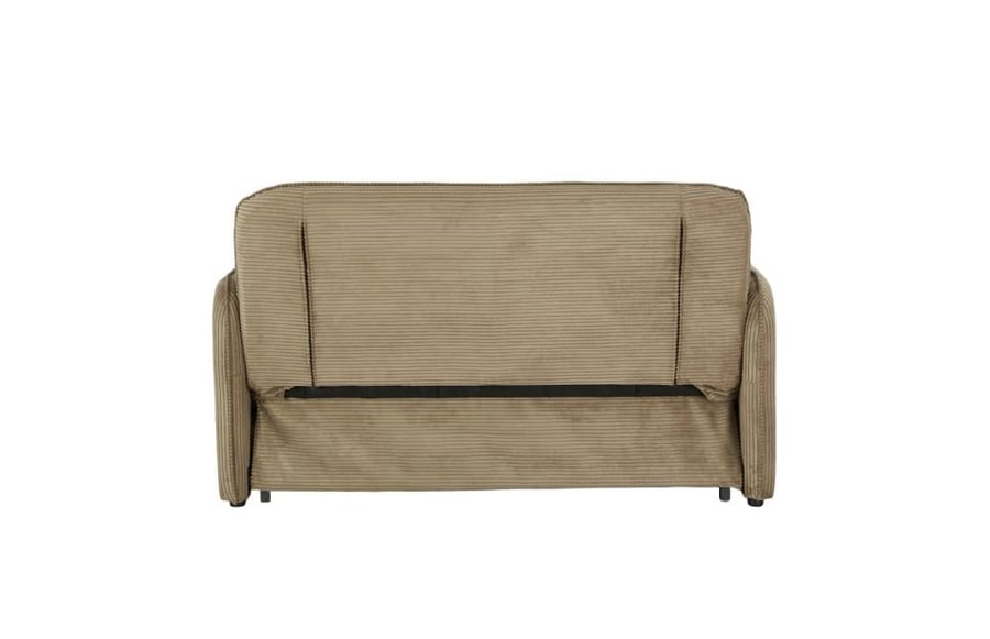 Double relaxation sofa that can be converted into a bed - brown