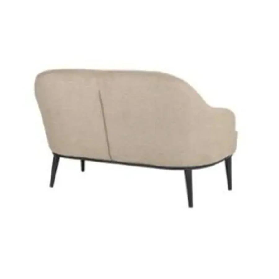 Modern two-seater sofa in coffee color – elegant design and exceptional comfort