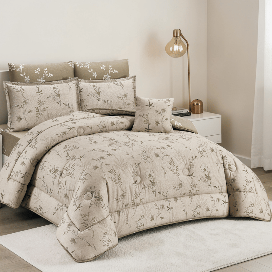 Microfiber bedspread 4 pieces single