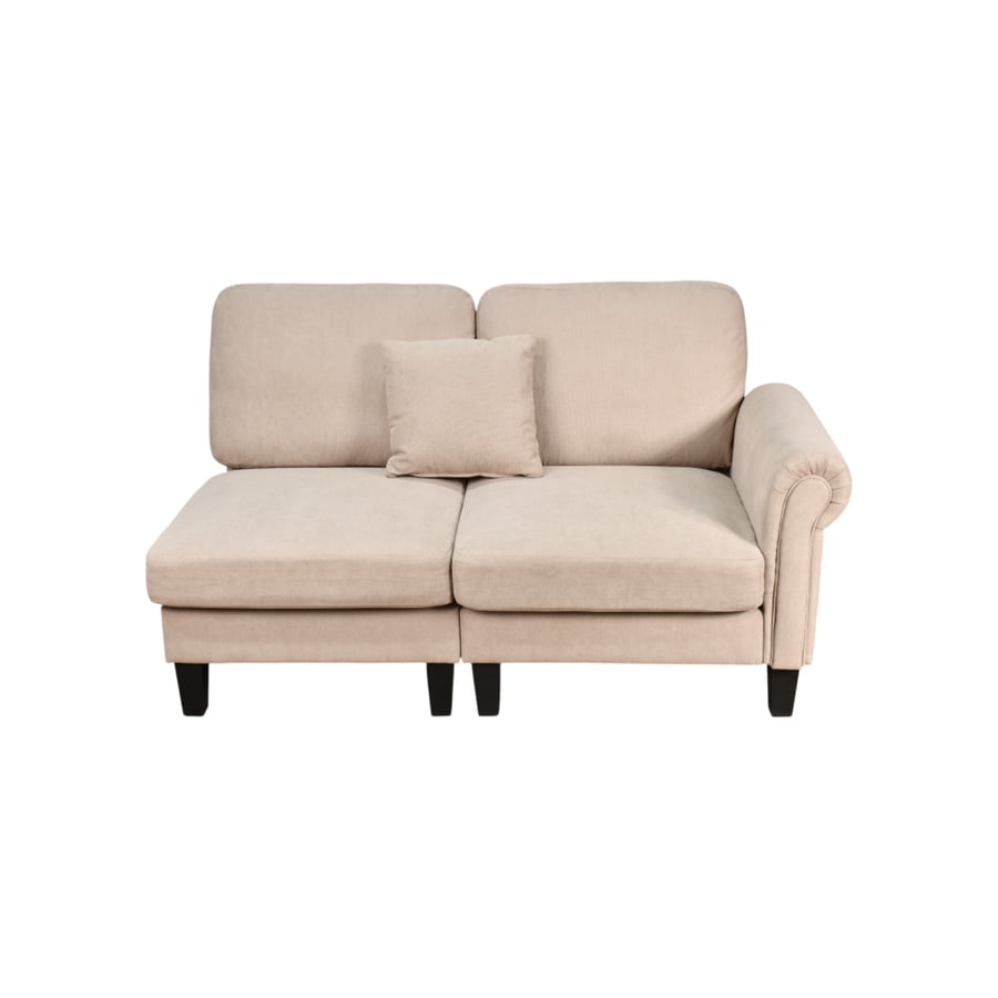 Modern fabric corner sofa with contemporary design cafe
