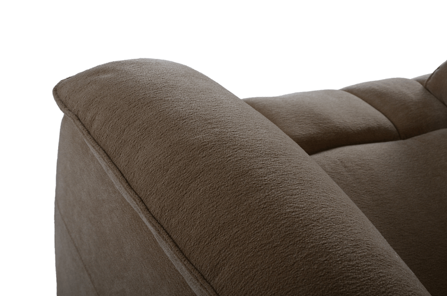Luxurious reclining rocking swivel chair beige
