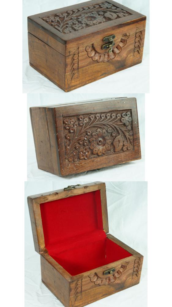 Wooden Box Carved