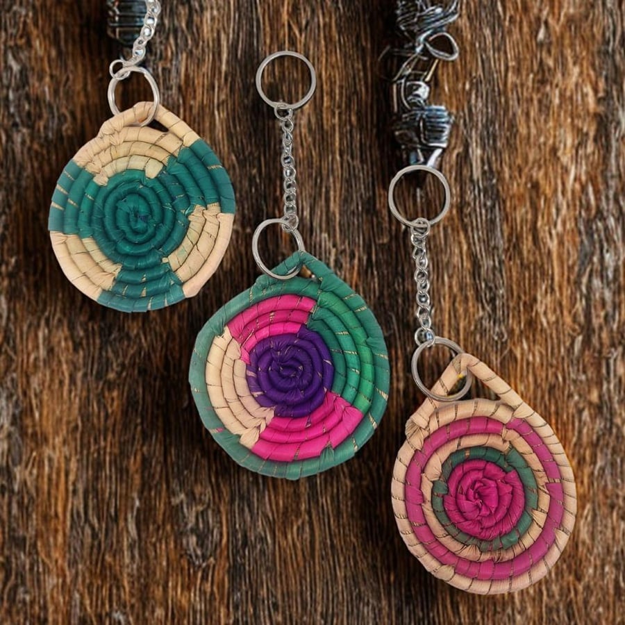 Straw Keyring (2 Pieces)