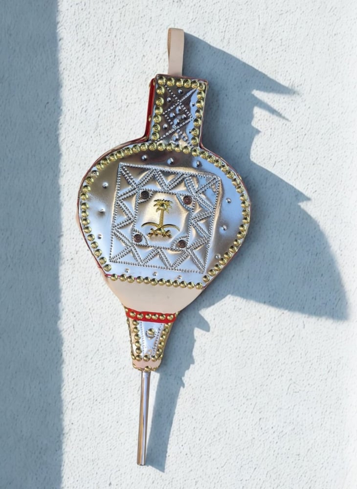 Bellow Leather Silver Plated