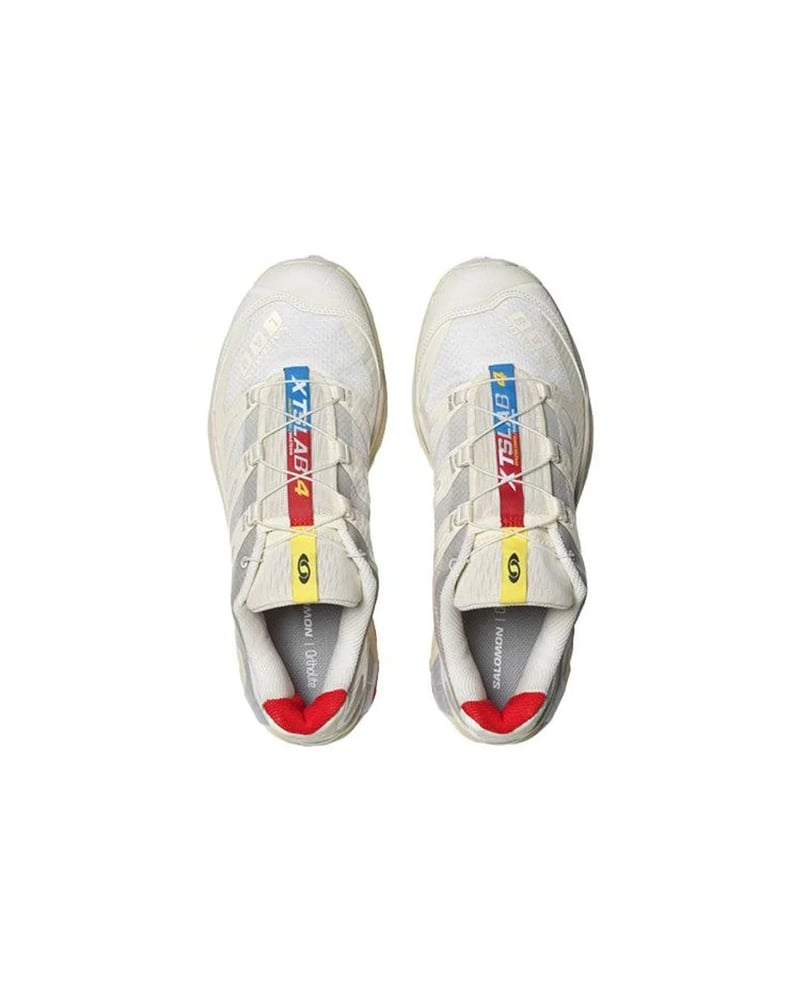 SALOMON XT-4 OG Vanilla Ice/Fiery Red/White Sneakers