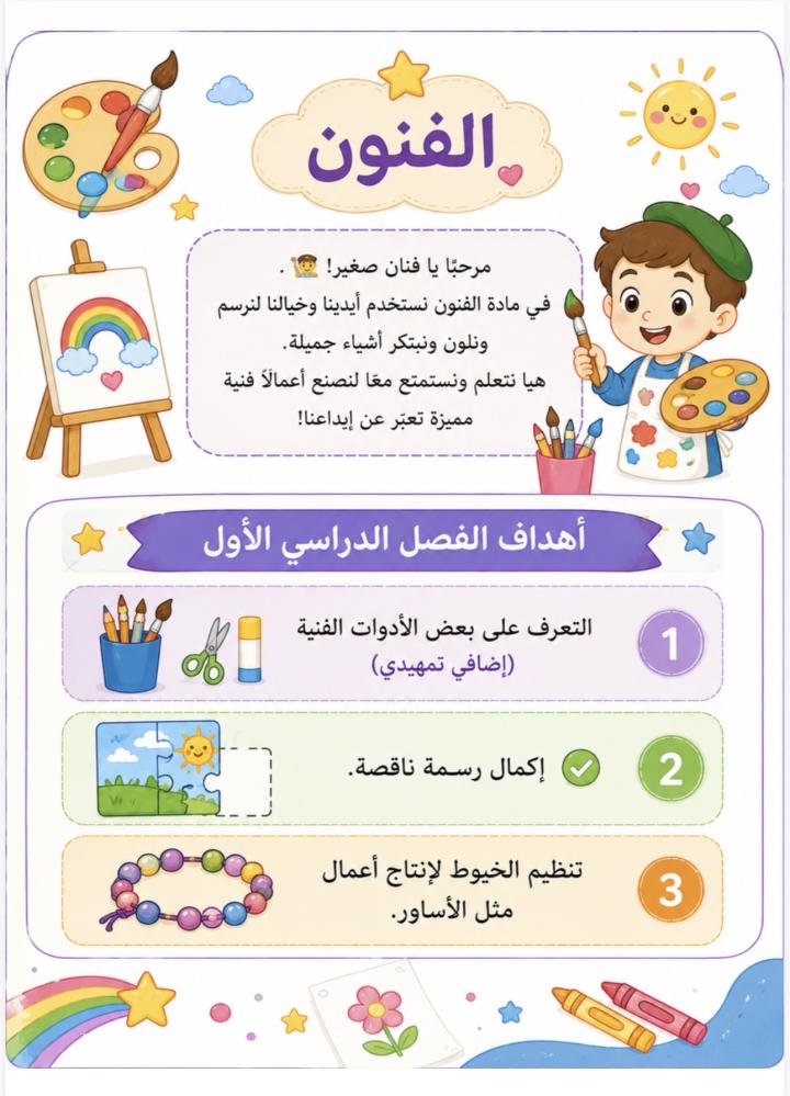 مجال الفنون خامس توحد ف١