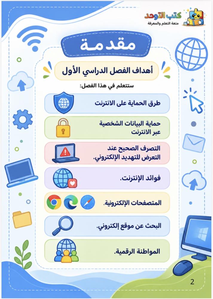 مهارات رقميه ثاني ثانوي