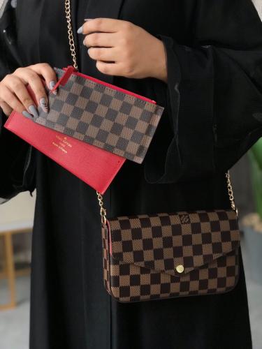 لويس فيتون محفظه ٣ قطع