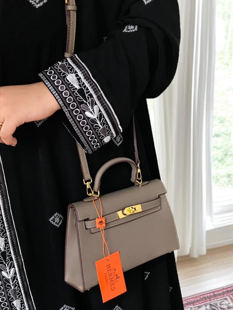 حقيبه هيرمز Hermès رمادي