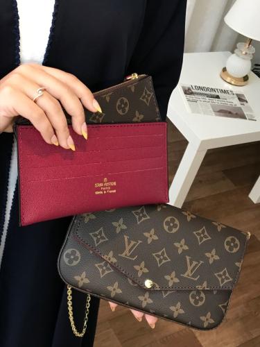 لويس فيتون محفظه ٣ قطع