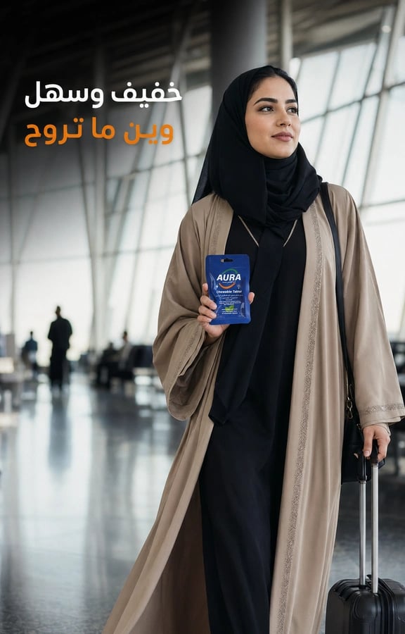 أورا أقراص مضغ بنكهة النعناع