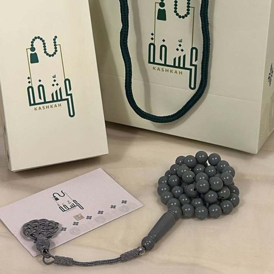 مسباح بكلايت رصاصي مع طرابزونة