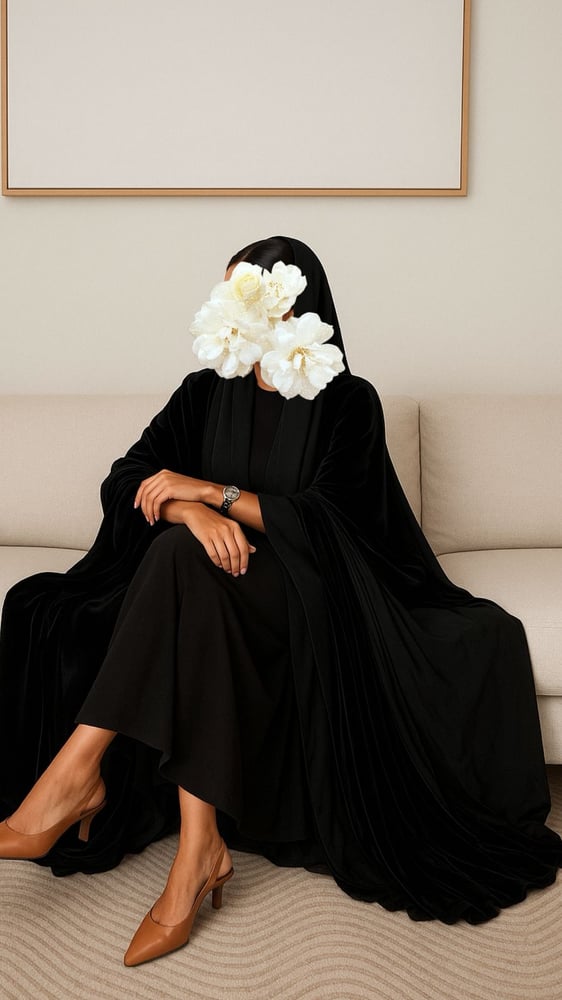 عباية مخمل