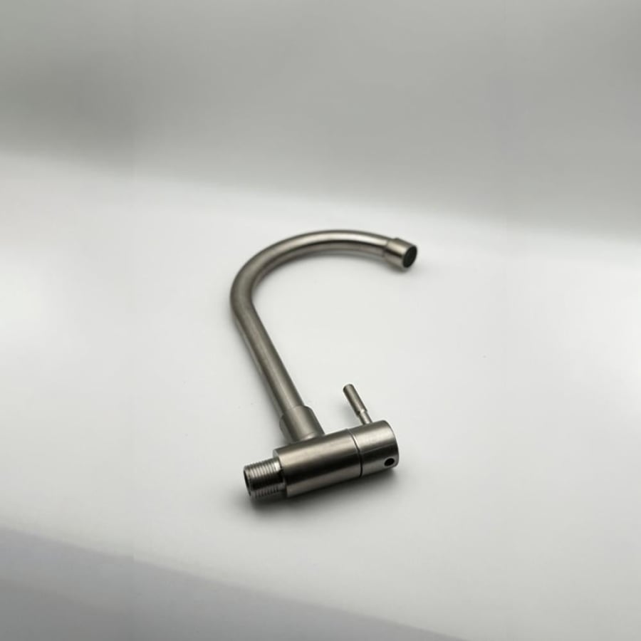 Wall-mounted German single-line spout