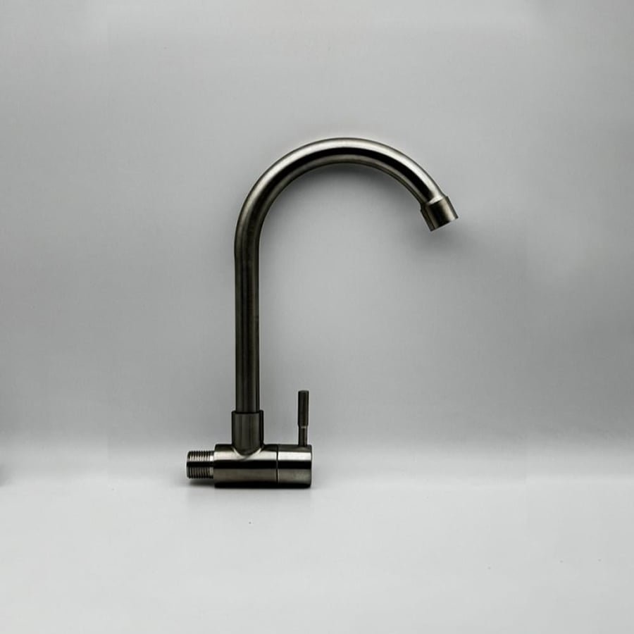 Wall-mounted German single-line spout