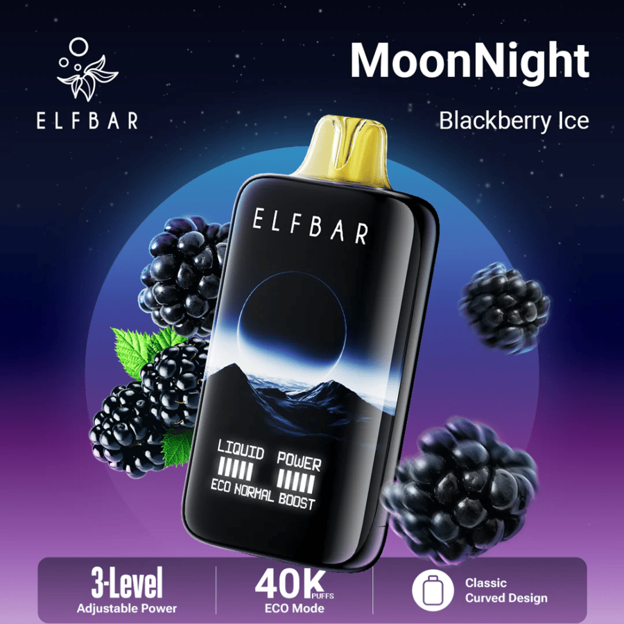 ELFBAR MOONNİGHT سحبة سيجارة الفبار 40000 شفطة MG50