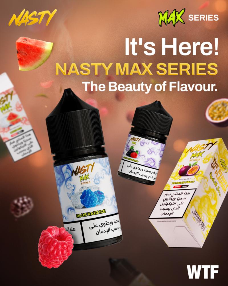 Nasty Max Series Salt-Nic - نكهات ناستي ماكس سولت