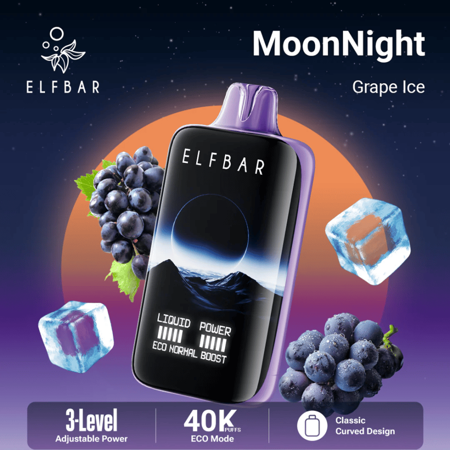 ELFBAR MOONNİGHT سحبة سيجارة الفبار 40000 شفطة MG50