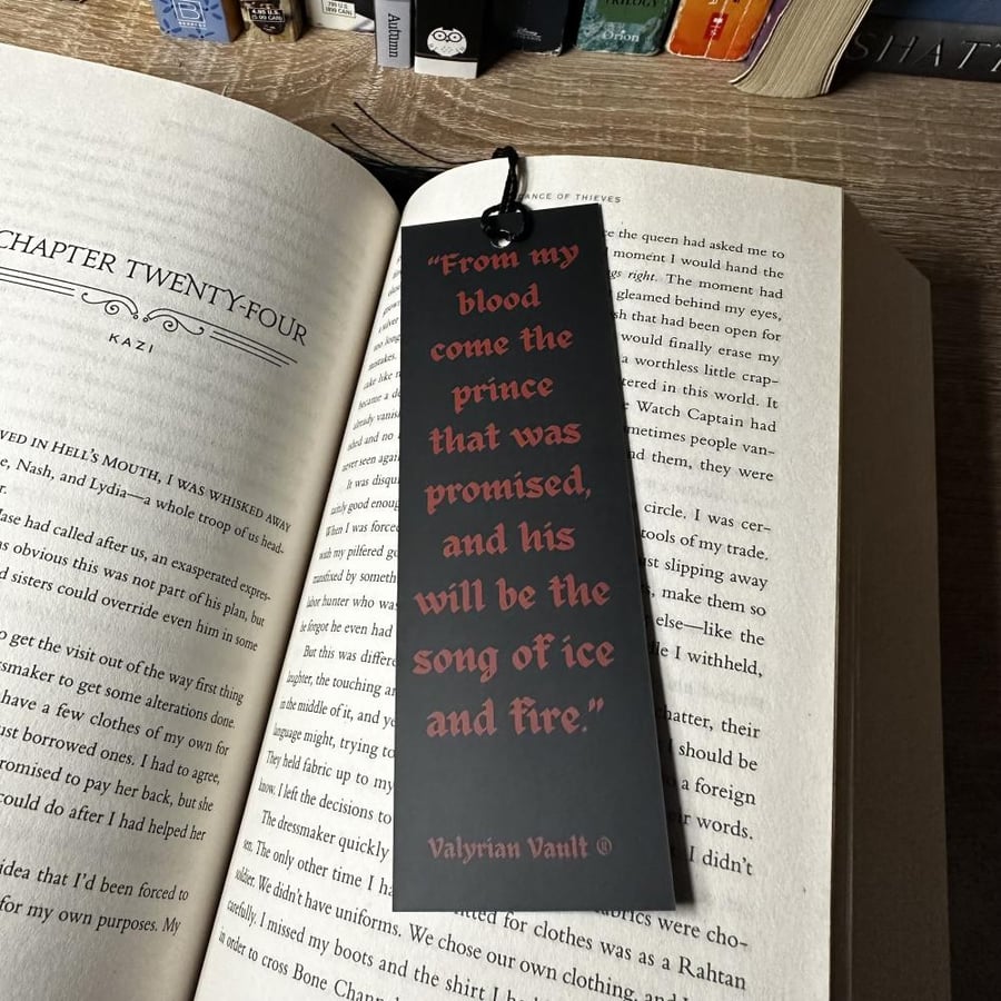 فاصلة كتب التارغيريان | Targaryen Bookmark