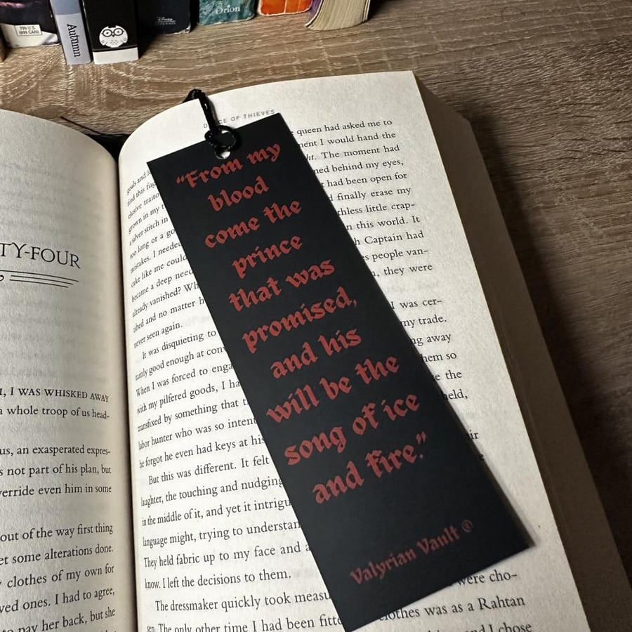 فاصلة كتب التارغيريان | Targaryen Bookmark