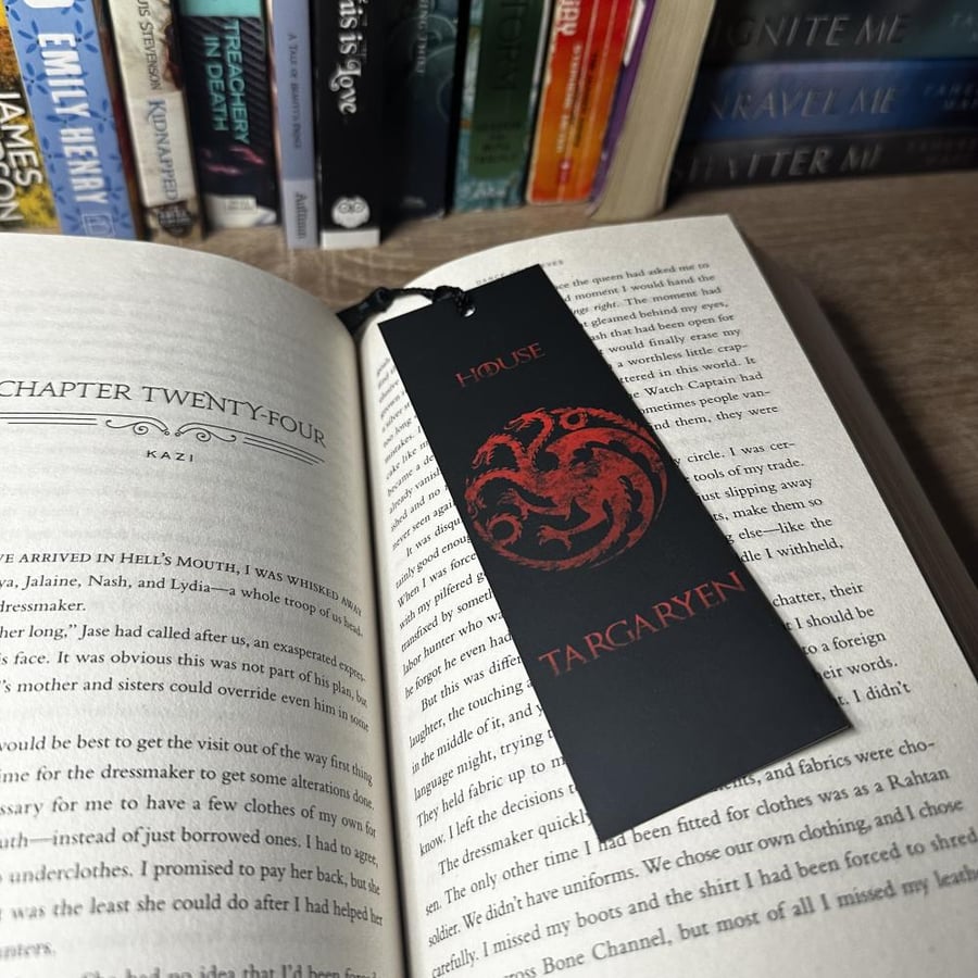 فاصلة كتب التارغيريان | Targaryen Bookmark