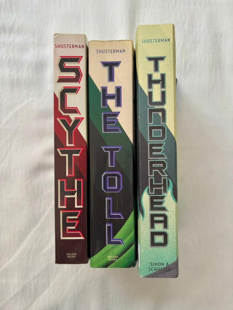 Arc of a Scythe 3 Books Set (Scythe, The Toll & Thunderhead)