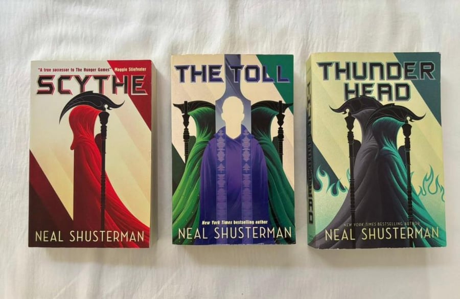 Arc of a Scythe 3 Books Set (Scythe, The Toll & Thunderhead)
