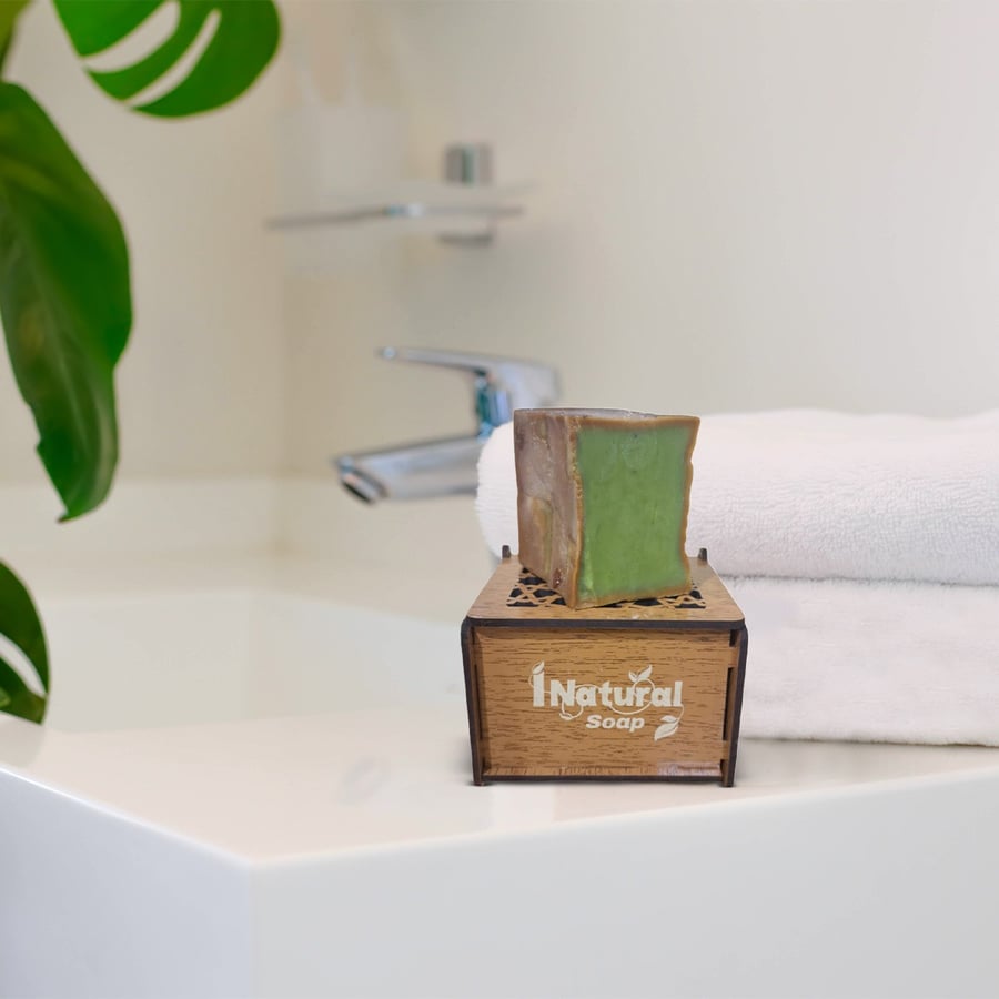 I am natural (I Natural) natural soap of the laurel 100% with laurel oil and organic olive oil