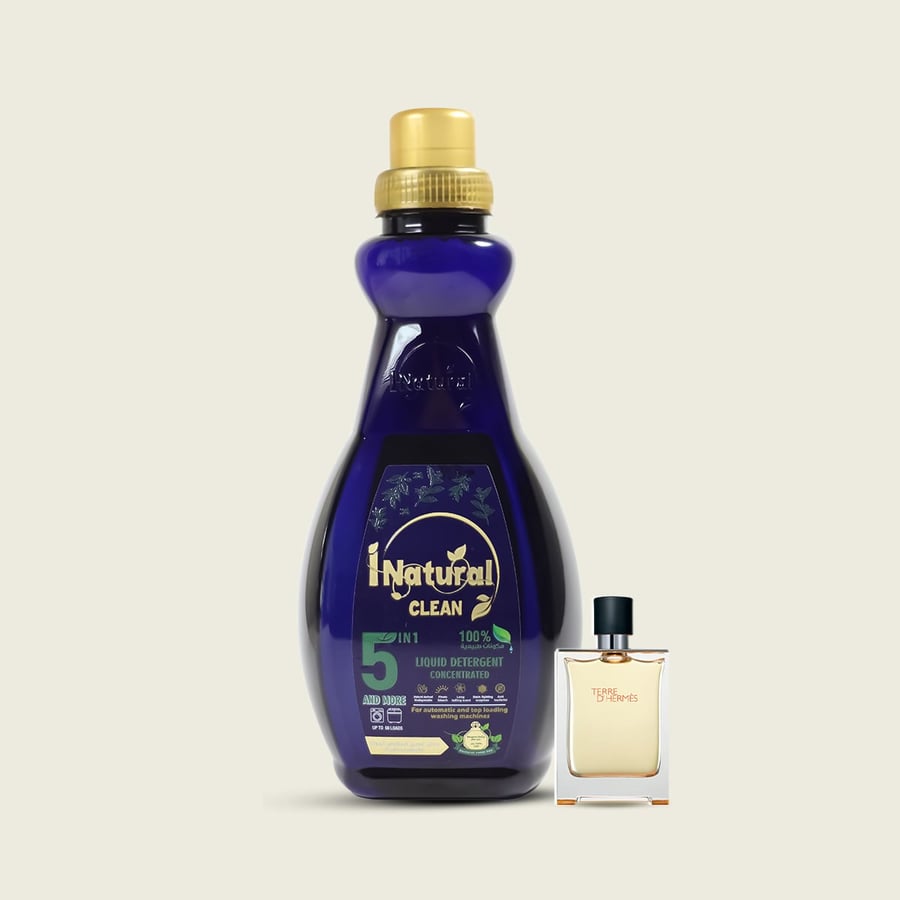 انا طبيعي ( I Natural ) سائل غسيل للملابس طبيعي مستخلص من مواد طبيعية 1.5 لتر برائحة مستوحاة من عطور عالمية