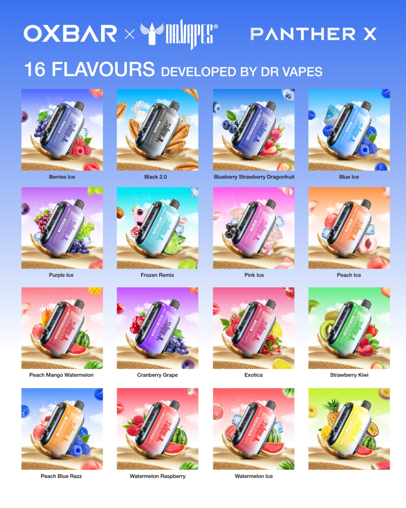 اوكس بار بانثر اكس 50 الف - Oxbar Panther X 50k Puffs