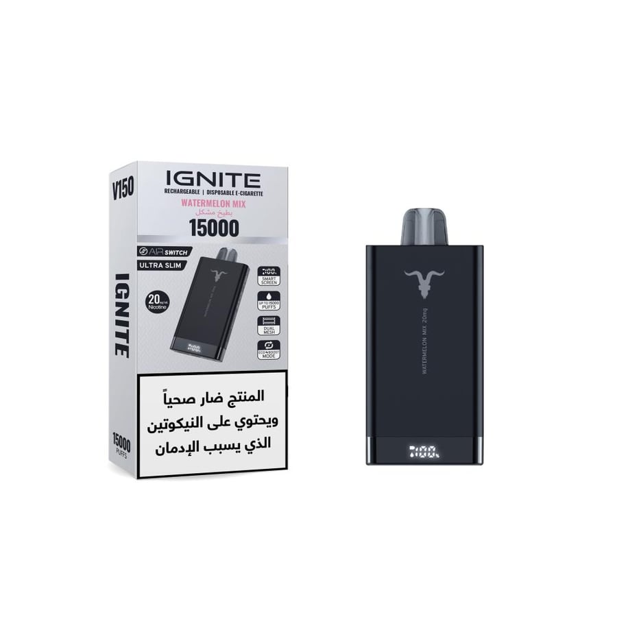 اقنيت 15الف سحبة 50mg Ignite V150 15k puff