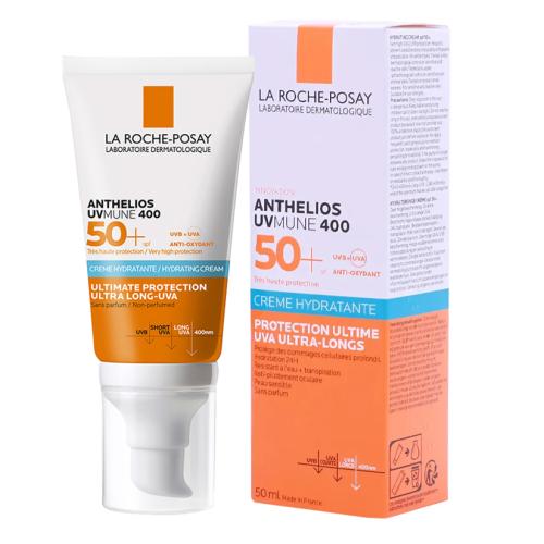 كريم واقي الشمس المرطب أنثيليوس يوفي ميون 400 SPF50+ من لاروش بوزيه 50مل