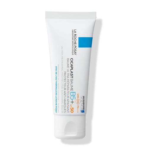 لاروش بوزيه سيكابلاست بوم +B5 مع واقي شمس SPF50 مرهم مرطب ومهدئ للبشرة الحساسة 40 مل