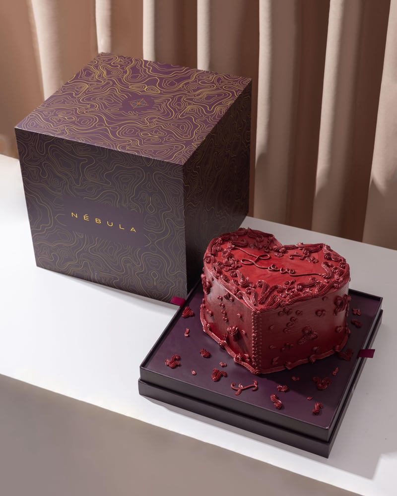Vintage Heart Cake