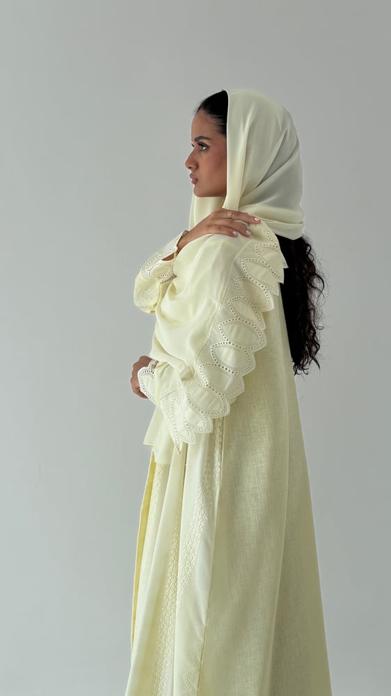 عباية بتر يلو | Butter Yellow💛