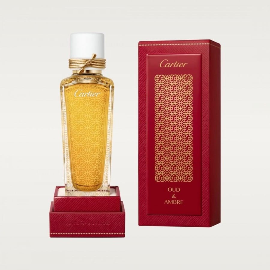 عطر كارتييه عود آند عنبر حصري كارتير بارفيوم 75 مل للنساء