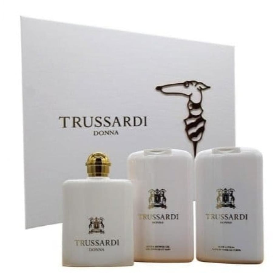 تروساردي دونا ديلوكس طقم عطر نسائي 3 قطع