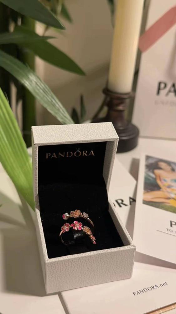 خاتم باندورا PANDORA قولد روز