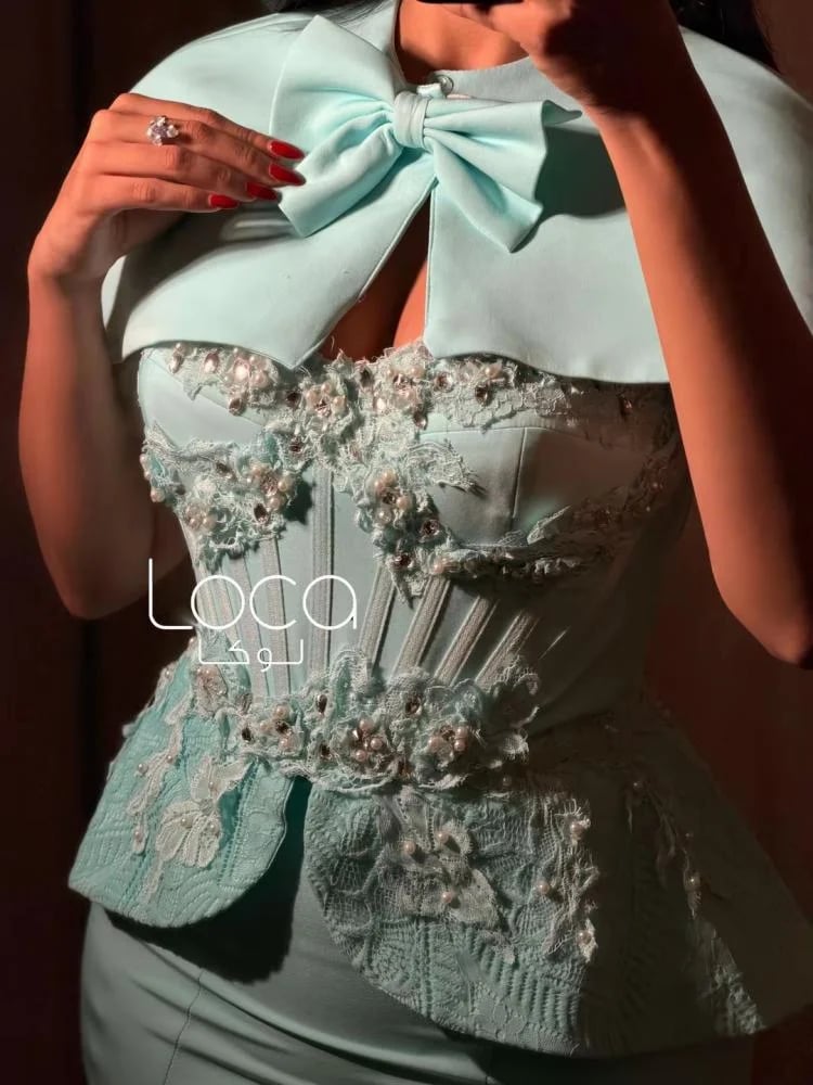 فستان سهره بقصه جذاب مع كورسيه