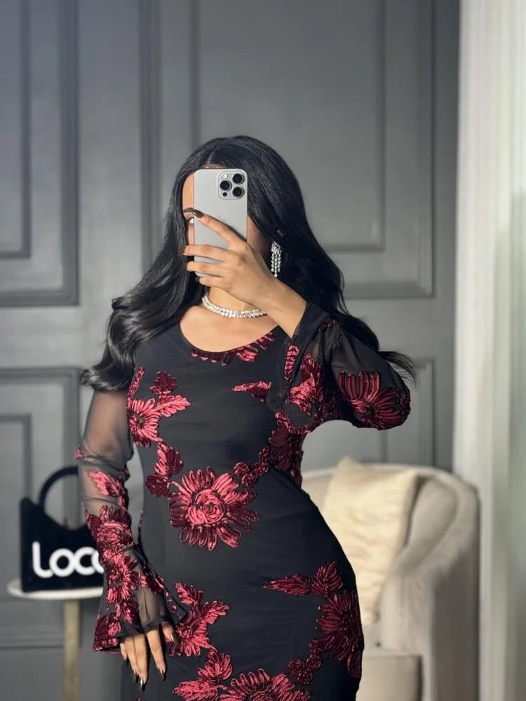 Soft embroidered dress