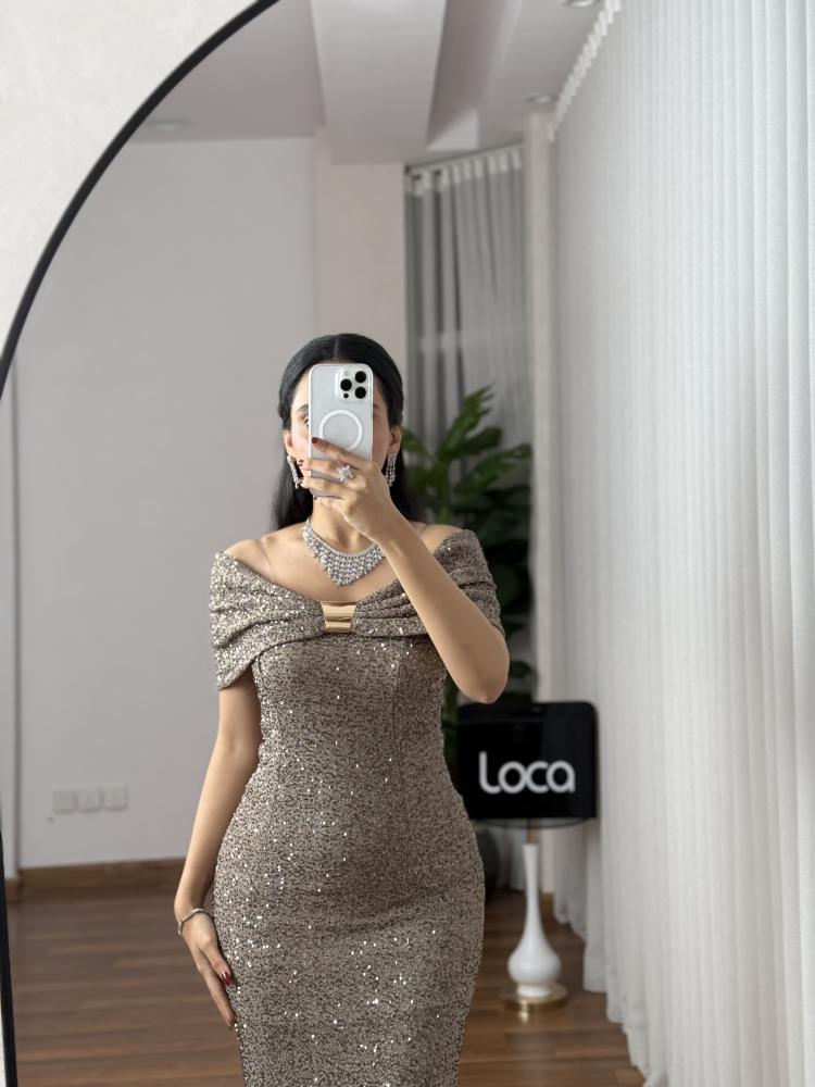 فستان سهره ماسك بتصميم مميز من لوكا فاشن