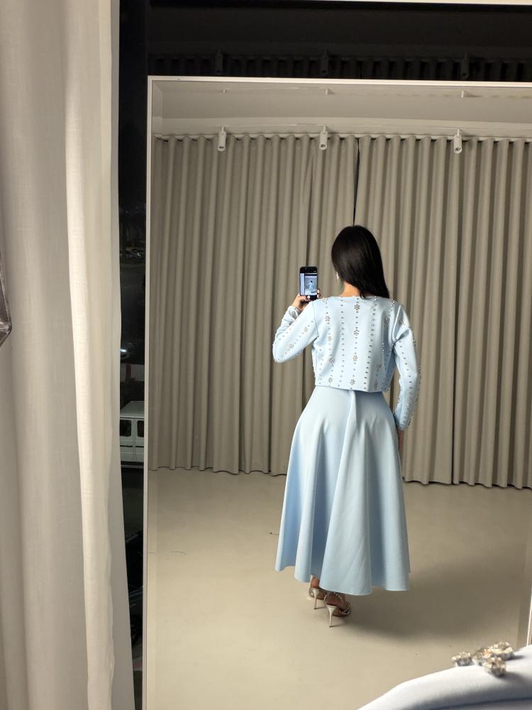 Soft dress with jacket