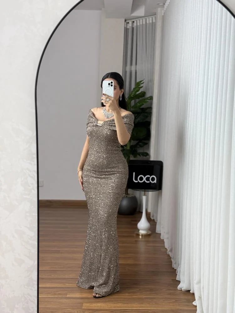 فستان سهره ماسك بتصميم مميز من لوكا فاشن