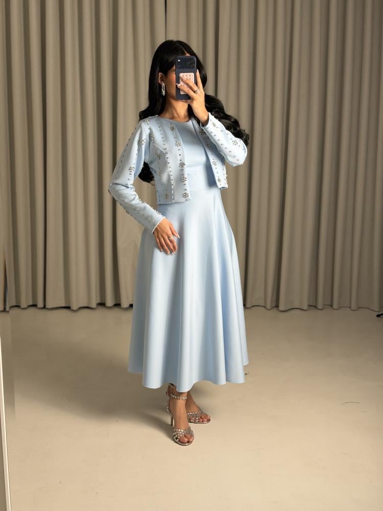 Soft dress with jacket