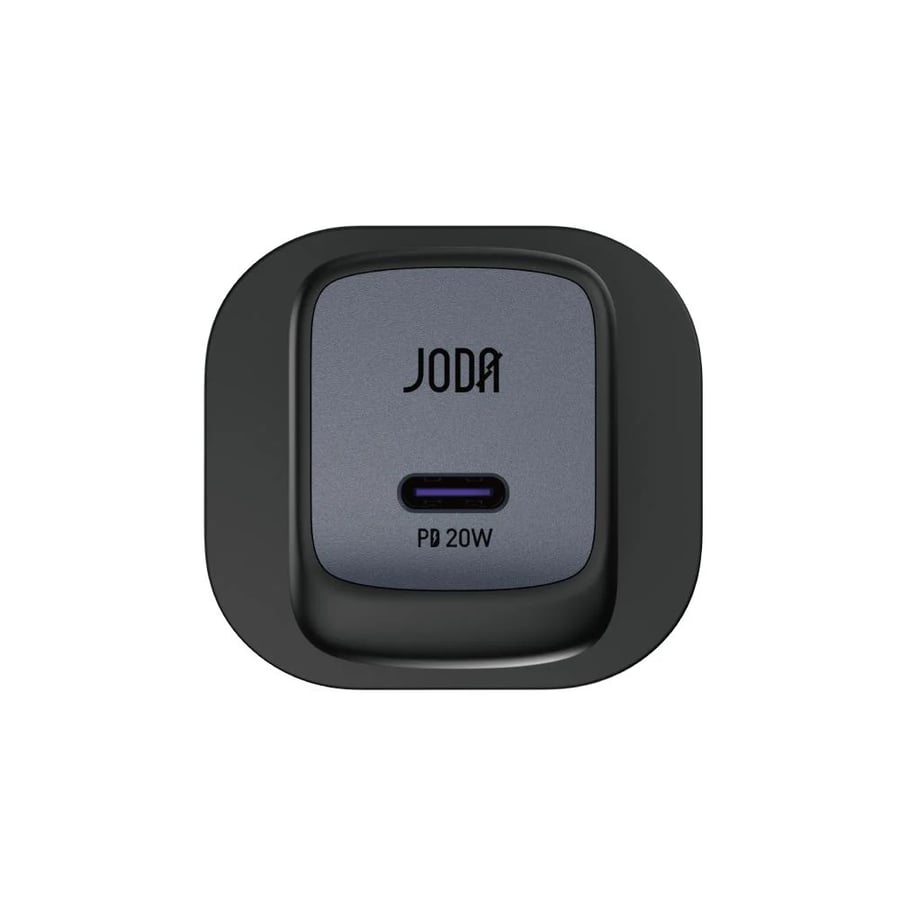 شاحن جداري 20 واط أسود JODA - MOBI20 - GAN