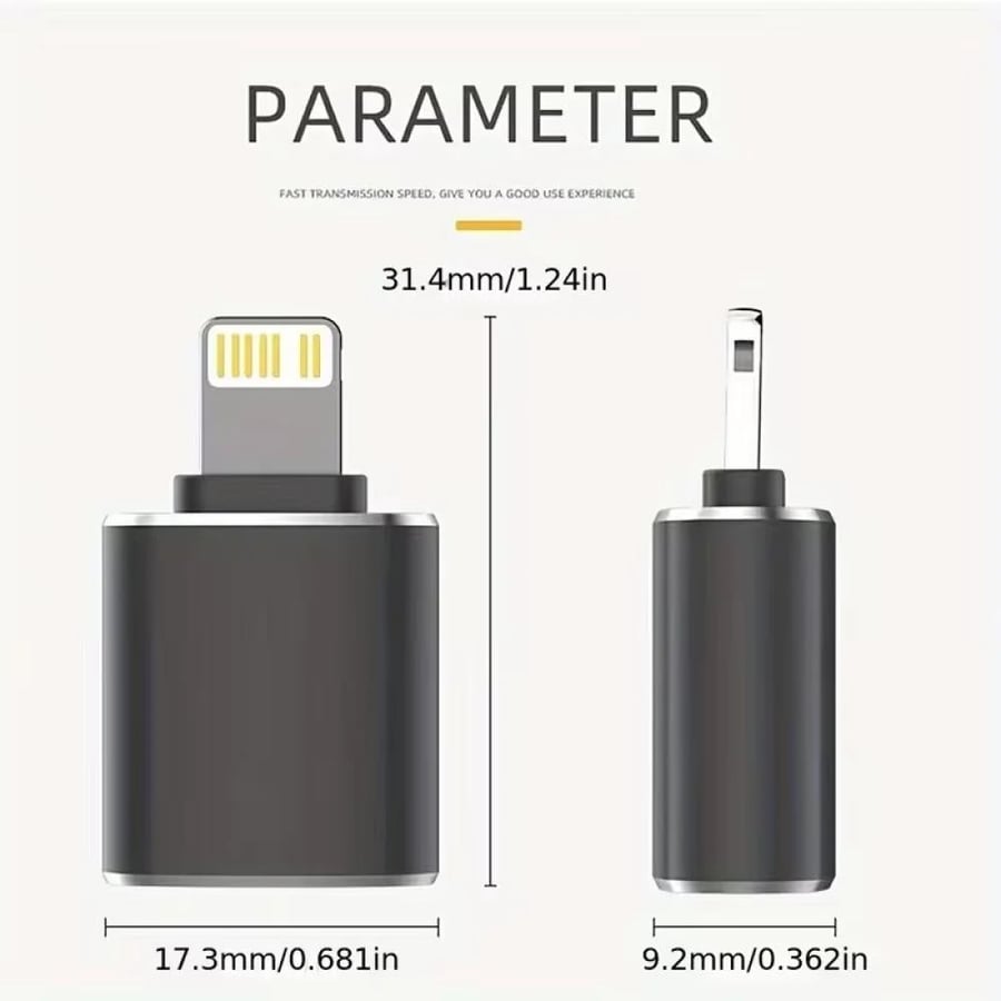 قارئ USB ايفون T12 أسود - OVAST